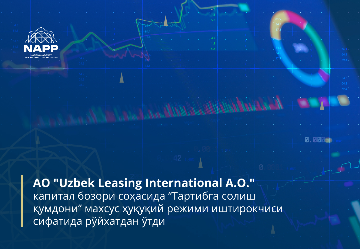AО «Uzbek Leasing International A.O.»  капитал бозори соҳасида “Тартибга солиш қумдони” махсус ҳуқуқий режими иштирокчиси сифатида рўйхатдан ўтди